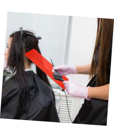 SHERCHPRY 2pi ces Planches De Coloration Capillaire Semi-transparentes Pour Salons De Coiffure Outils De Coloration Palettes M ches Rouge - Buy Online on GoSupps.com