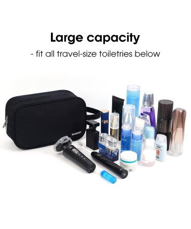 Narwey Travel Toiletry Bag for Men and Women Traveling Dopp Kit Shaving Bag for Toiletries Accessories (Black) A-Black - Buy Online on GoSupps.com