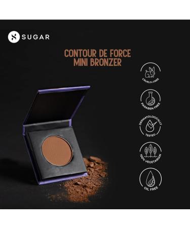 Cosmetics Contour De Force Mini Bronzer 02 Woody Wonder Warm Brown Brown 4 g - Buy Online on GoSupps.com
