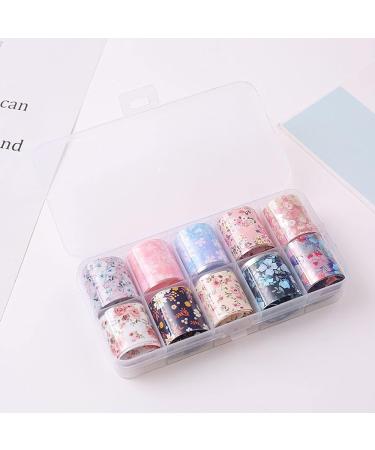 Warm Girl Nail Foil Art Set | 2Pcs Foil Glue Gel + 20 Rolls Transfer Stickers | DIY Nail Art Decoration Kit - Buy Online on GoSupps.com
