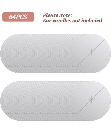 Aucenix Ear Candles - 64 Pcs Beeswax Ear Cleaning Candles with Protective Discs for Safe and Effective Ear Wax Removal - Buy Online on GoSupps.com