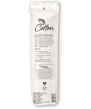 Cotton Rounds for Face (540 Count) | Makeup Remover Pads | Hypoallergenic & Lint-Free | 100% Pure Cotton - Buy Online on GoSupps.com