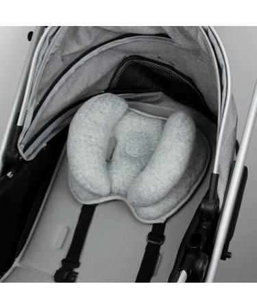 KAKIBLIN 2-in-1 Baby Travel Cushion | Adjustable Banana Shape Pillow for Toddlers | Grey - Buy Online on GoSupps.com