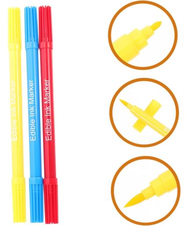 ABOOFAN 9 Pcs Baking Pen Food Markers Edible Markers Decorating Fondant Pen Easter Eggs Painting Drawing Pen for Cake Decorating Pen Food Decorating Writer Double Sided Hook Line Plastic - Buy Online on GoSupps.com