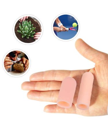 Silicone Finger Protectors (10 Pack) for Women | Gel Finger Cots & Bandages | Pain Relief for Cracked Fingers & Arthritis - Buy Online on GoSupps.com