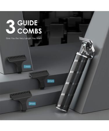 Hair Clippers Men Professional T Blade Hair Trimmer Precision Beard Trimmer Cordless Electric Haircut Clippers for Adult Kids Adjustable Grooming Kit with Guide Combs for Home Barber Use Black - Buy Online on GoSupps.com