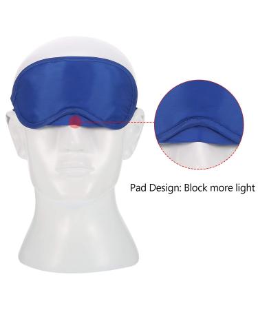 12pcs Assorted Color Polyester Sleep Eye Masks with Nose Pad and Elastic Straps - Ideal for Travel, Sleep, Games - Kids, Women, Men - Party Supplies - Buy Online on GoSupps.com