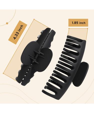 Large Claw Hair Clips Variety Pack for Women with Long Thick Hair - Hair Clamps and Banana Clips Included - Buy Online on GoSupps.com