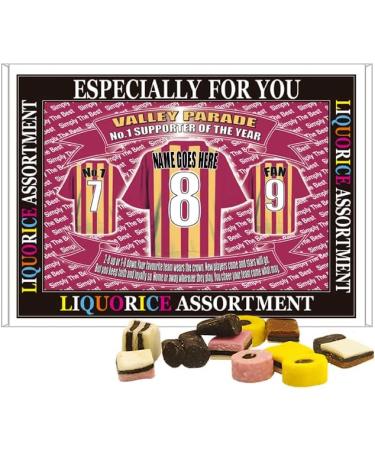 Bradford City Football Shirt Personalised Gift Boxed Sweets - Buy Online on GoSupps.com