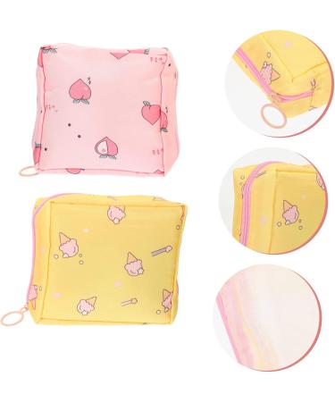 Plafope 2-Piece Women's Bandage Bags - Stylish Menstrual Tape Holders for Outdoor Use - Adorable Tampon Inserts - Buy Online on GoSupps.com