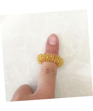 Beavorty Acupressure Massage Rings - 10 Pack Finger Massage for Stress Relief & Improved Blood Circulation | Fidget Compression Rings Made of Carbon Steel - Buy Online on GoSupps.com