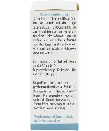 Buy Q10 Gerimed Liquid 100ml - Alcohol-Free | International Shipping Available - Buy Online on GoSupps.com