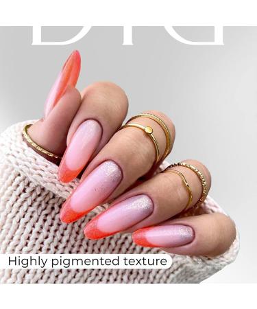 Didier Lab - Premium UV Gel Nail Polish - Brillant No. 15 - Gel Nail Varnish - Nail Art - Long-Lasting High Gloss Wear - Orange Gel Nail Polish - Gel Nails - Glitter Gel Nail Polish - Rich Pigment - Buy Online on GoSupps.com