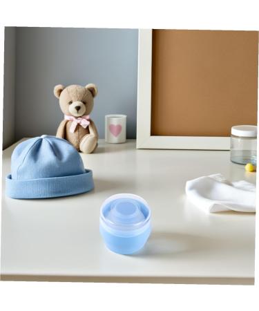  CIMAXIC 2Pcs Baby Plush Puff And After Bath Container Powder Container With Puff Body Powder Case Sponge Baby Makeup Powder - Buy Online on GoSupps.com