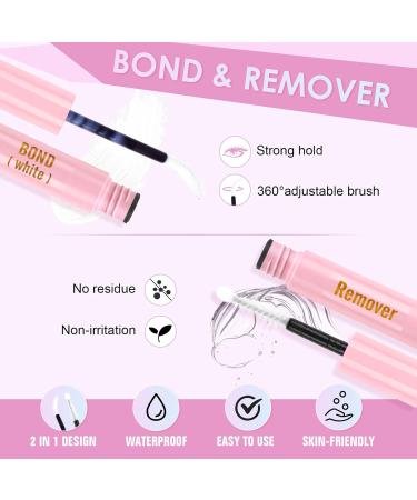 Poiuyoiu Clear Band Fluffy Lashes Kit with False Eyelashes Glue Bond and Remover Wispy Cat Eye Lashes 7 Pairs Fake Eyelashes Natural Look 3D Strip Lash Extensions Reusable Faux Mink Lashes M50-T - Buy Online on GoSupps.com