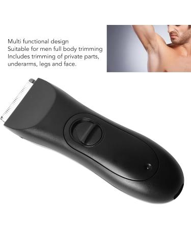 Men's Body Hair Trimmer Waterproof Electric Body Hair Trimmer Adjustable Ceramic Cutting Heads for Private - Buy Online on GoSupps.com