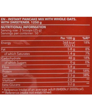 Pancake 1250 g Peanut Butter - Buy Online on GoSupps.com