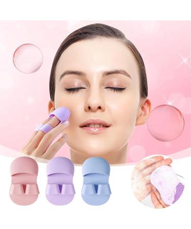 Silicone Finger Facial Cleansing Brush - Gentle Exfoliator & Massager for Blackhead & Pore Cleansing - Mini Soft Face Scrubber for Men & Women (Light Pink) | International Shipping - Buy Online on GoSupps.com