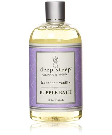 Deep Steep Classic Bubble Bath Lavender Vanilla 17 Ounce