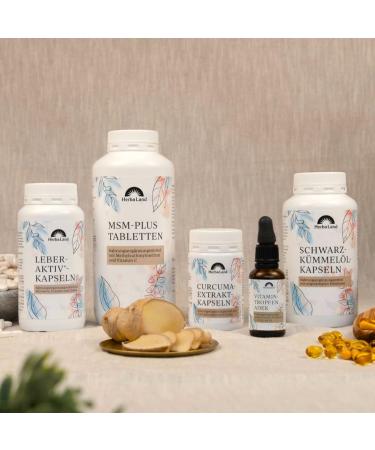 Shop Herbaland Black Cumin Oil Capsules - 3000mg Daily Dose Organic & Cold Pressed 400 Capsules Lab-Tested Quality - Made in Germany - Buy Online on GoSupps.com