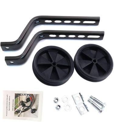 Bicycle Training Wheels Replacement Kit for Kids - Heavy Duty Rear Stabilizers - Fits 12/14/16/18/20 inch Bikes (Black) - Buy Online on GoSupps.com
