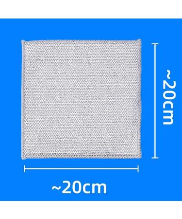 Kreypo Cloths Metal Wire Dish Rag Mesh Metal Wire Cleaning Rag Metal Wire Dishwashing Rag Double-Sided Mesh Metal Wire Cleaning Rag Multipurpose Wire Miracle Cleaning Cloths (10 Pcs) - Buy Online on GoSupps.com