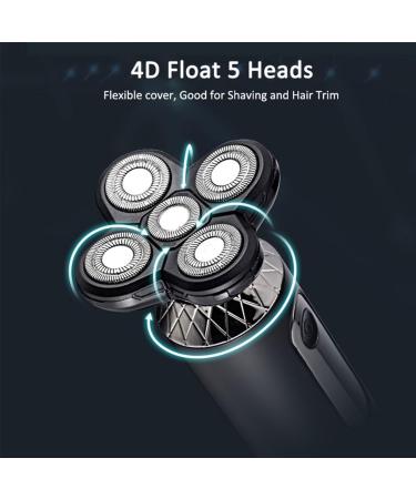 Buy 4-in-1 Waterproof Electric Head Shaver for Bald Men - Rechargeable 4D Razor & Beard Trimmer Kit - Buy Online on GoSupps.com