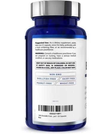1MD Nutrition BiomeMD Probiotics for Women - Daily Prebiotics and Probiotics for Women - More Than 60 Billion CFUs 15 Strains - Womens Probiotic to Support Urinary & Vaginal Health - 30 Capsules 30 Count (Pack of 1) - Buy Online on GoSupps.com