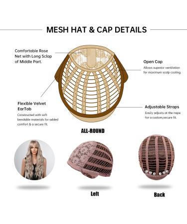 HAIRCUBE Ombre Ash Blonde Wigs for Women - Synthetic Curly Hair Wig with Bangs for Everyday Wear - Buy Online on GoSupps.com