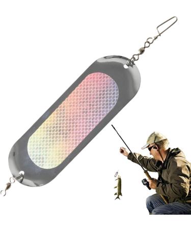 Genikeer Fishing Indicators - 2 PCs Trolling Salmon Bait Boards | 4.5 Inches Metal Flash 23g Light-Up for Fresh & Sea Water Fishing - Buy Online on GoSupps.com