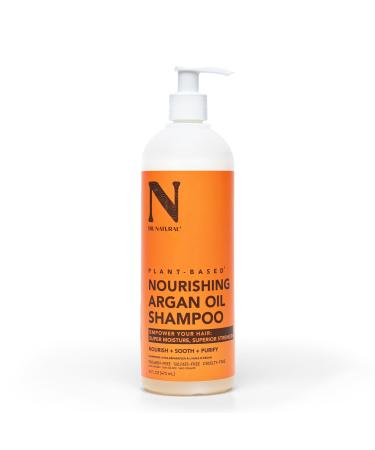 Dr. Natural Argan Oil Shampoo 16 oz - Hydrating Shampoo for Dry Hair - Promotes Hair Growth Prevents Breakage and Scalp Health - No Synthetic Fragrances or Dyes - Suitable for All Hair Types