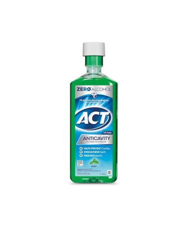 ACT Anticavity Fluoride Rinse Mint 18 oz - Pack of 4 (72 Fl Oz Total) - Buy Online on GoSupps.com