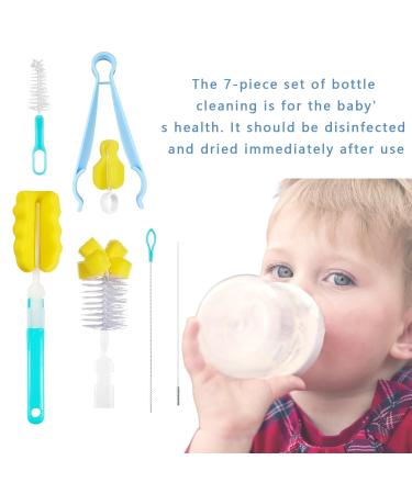 Ultimate Baby Bottle Brush Set | Effective Cleaner for Bottles Pacifiers & Straws | International Shipping Available - Buy Online on GoSupps.com