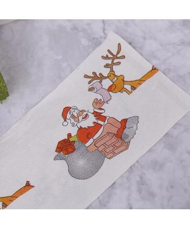 Bumdenuu 5 Styles Paper Roll Tissue Paper Towels Xmas Office Room Toilet Paper 5 Roll - Buy Online on GoSupps.com
