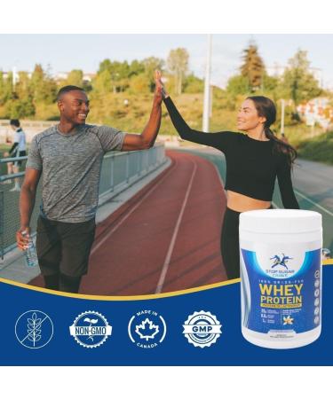 100% Grass-Fed Whey Protein Powder Vanilla by Stop Sugar Crave | 25g of Protein per Serving | BCAAs & Complete Amino Acid Profile | Non-GMO & Gluten-Free | 25 Servings - Buy Online on GoSupps.com