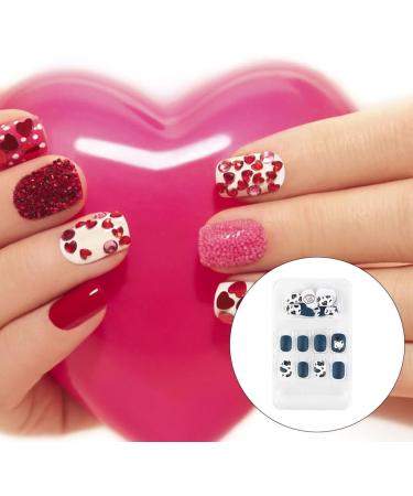dijiusidy False Nail Perfect Matching Simple to Wear Fingernail Full Coverage Press Type Strong Viscosity Adjustable Paster Type 1 F741 Type 1 F741 - Buy Online on GoSupps.com