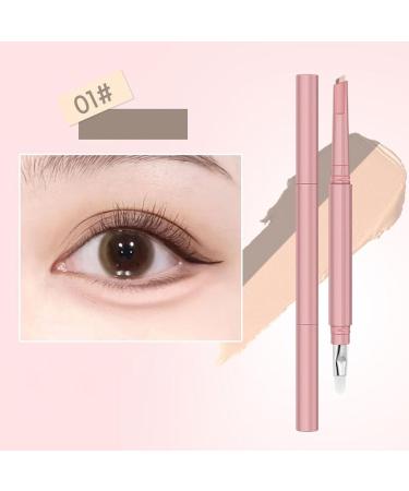 Qukoielly Highlighter Concealer - Double Ends Anti-Shedding Illuminating - 2-in-1 Contour and Illuminating Cream to Enhance Facial Beauty Daily Makeup and Appointments | Makeup - Buy Online on GoSupps.com