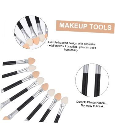 Mikinona Eye Makeup 30pcs Eye Shadow Stick Makeup Face Sponge for Makeup Eyeshadow Sticks Double Sided Woman - Buy Online on GoSupps.com