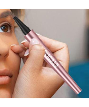 Magic Eyebrow Pencil 2024 New Magic Eyebrow Microblading Pen 4-Tipped 3D Waterproof Microblading Eyebrow Pencil Contouring Pen Natural Long-Lasting Makeup Fine Strok Eye Brow Pencils Dark Brown - Buy Online on GoSupps.com