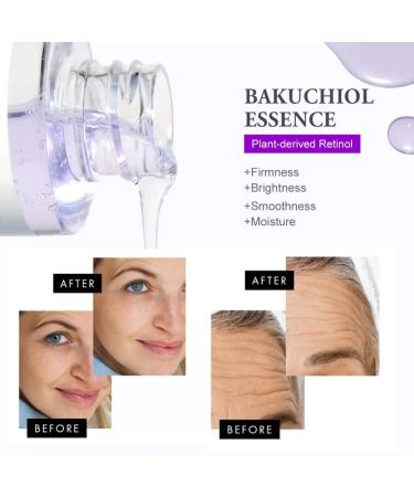 Bakuchiol Face Serum 100% Plant-Based Retinol Alternative | Anti-Aging Pore Refining Hydrating Serum for Fine Lines Wrinkles & Uneven Texture Vegan Organic Non-Greasy - Buy Online on GoSupps.com
