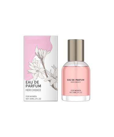 VEFSU Womens Perfume Elegant Lady's Long Lasting Fresh Natural Fragrance For Femininity 30ML (Pink One Size) 1 Fl Oz (Pack of 1) Pink