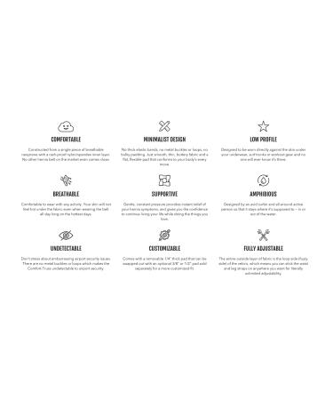 Comfort-Truss Heavy-Duty Single Side Hernia Belt - Medium Right, Made in USA | Men and Women | Pack of 1 - Buy Online on GoSupps.com