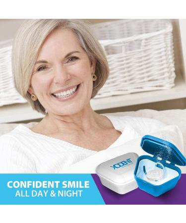 Buy PREMIUM Denture Cleaning Kit | 2x Cleansing Baths Strainer Baskets Soft-Bristle Brushes & 390 Tablets | Best Denture Cleaners for Bright Fresh Smiles - Buy Online on GoSupps.com