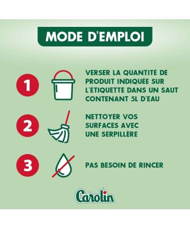 Carolin carolin - Cleaner Floor - Marseille soap - 1 l - Buy Online on GoSupps.com