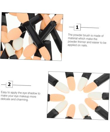 CRILSTYLEO 50pcs Nail Sponge Brush Manicure Art Tool Eye Shadow Nail Art Nail Modification Brush Practical Manicure Brush Manicure Supply DIY Powder Manicure Art Brush Eyeshadow - Buy Online on GoSupps.com