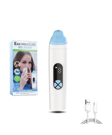 Professional Ear Pressure Relief Device | Tinnitus Relief for Ringing Ears | 900mAH Rechargable Unblock Eustachian Tube Unclogger for Flying Diving