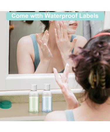 Flintronic 80ml Travel Bottles Set - 6pcs Cosmetic Fillable Bottles with Funnel for Air Travel & Business Trips - Buy Online on GoSupps.com