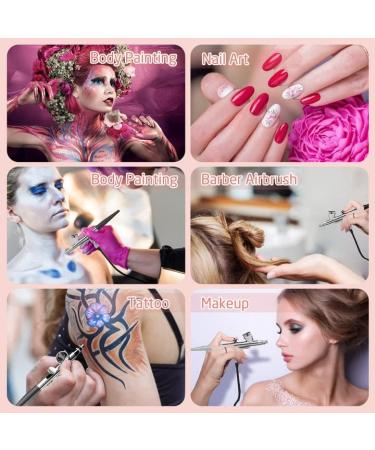 PELCAS Airbrush Makeup Kit | 32PSI Airbrush Paint Gun with Compressor | Breeze Airbrush System Set for Face & Body | Portable Cosmetic Starter Kit - Buy Online on GoSupps.com
