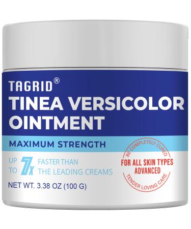 TAGRID Upgrade Tinea Versicolor Treatment Tinea Versicolor 100g Pityriasis Versicolor Ringworm Treatment for Humans Pedis Powerful & Fast - 2OZ