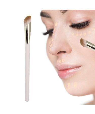 Angled Foundation Brush - Rhombic Shaped Beauty Brushes for Makeup | Concealer Makeup Brush Small Nose Contouring Brushes for Dark Circles Concealer Brush